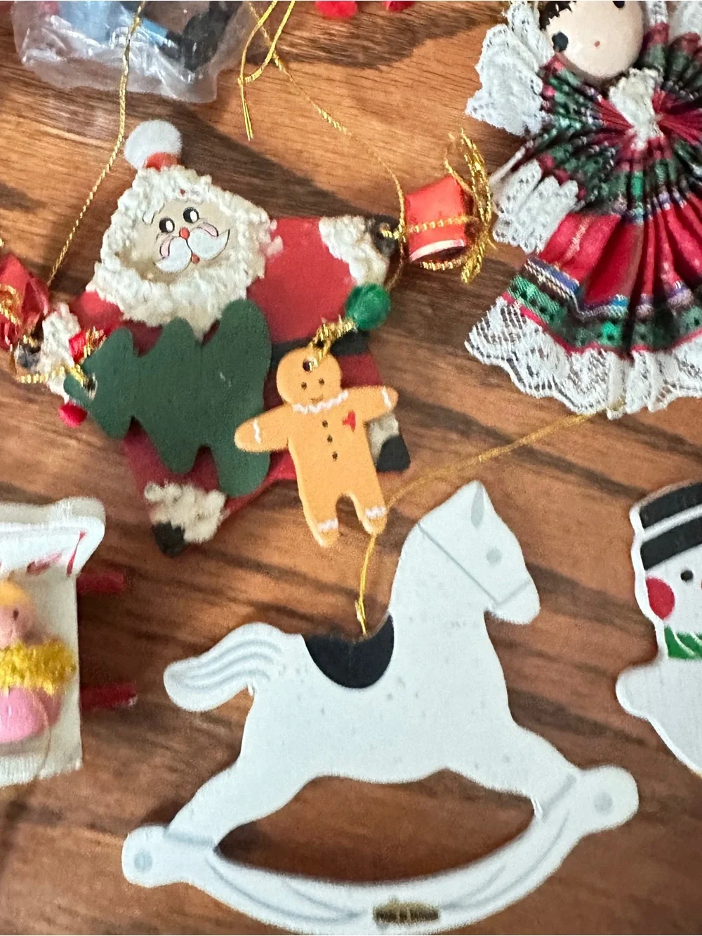 Vintage lot of 33 Christmas ornaments
